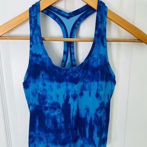 Lululemon tie-dye cool racer back, Nulu fabric